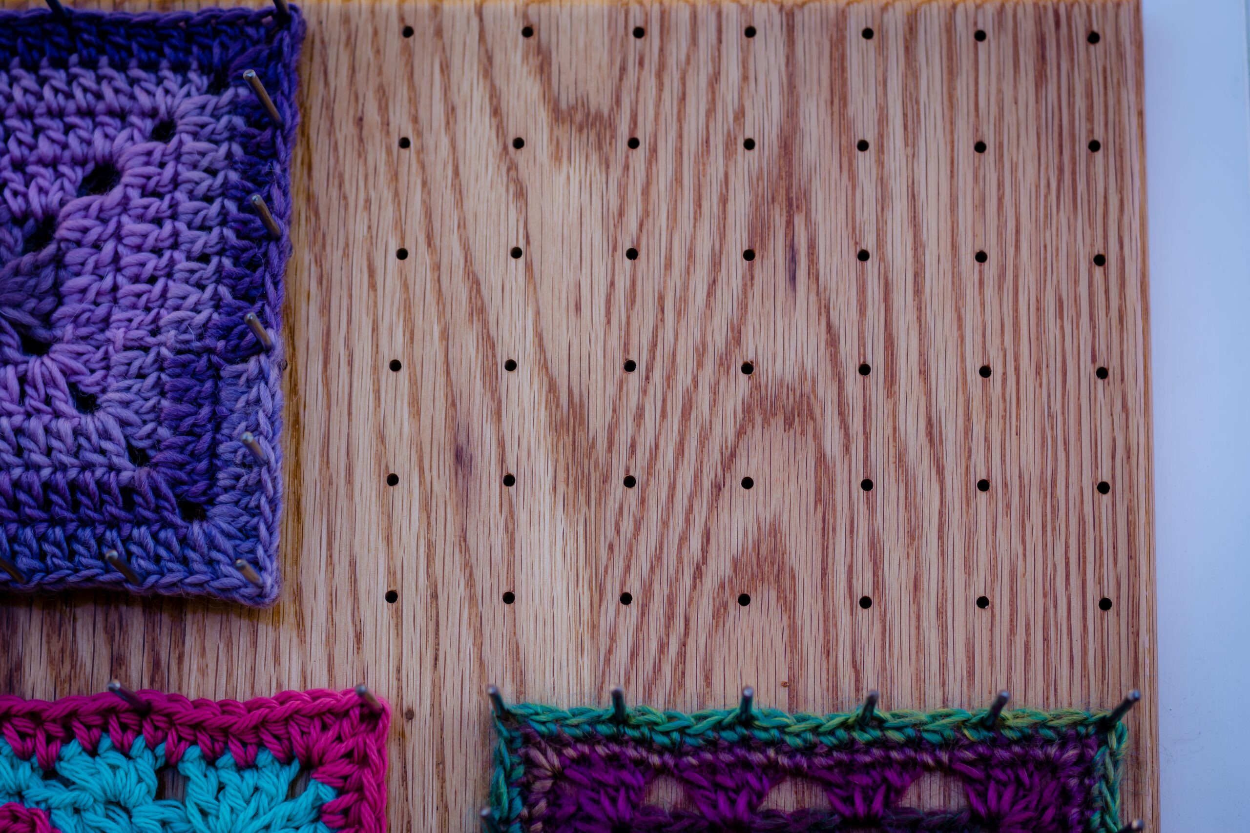 The BlocksAll Afghan / Granny Square Crochet Blocking Board
